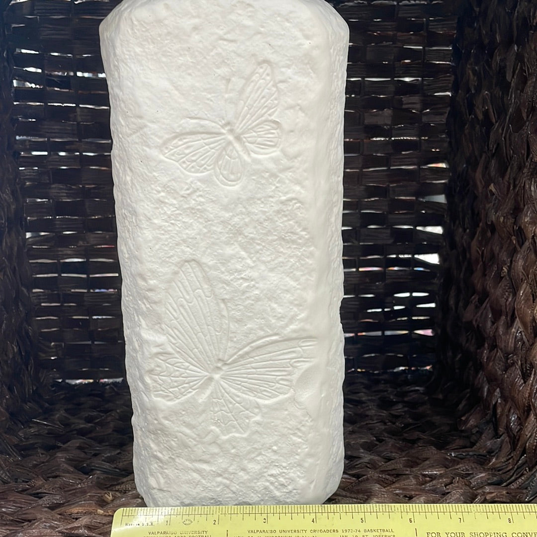 Butterfly Stone Vase