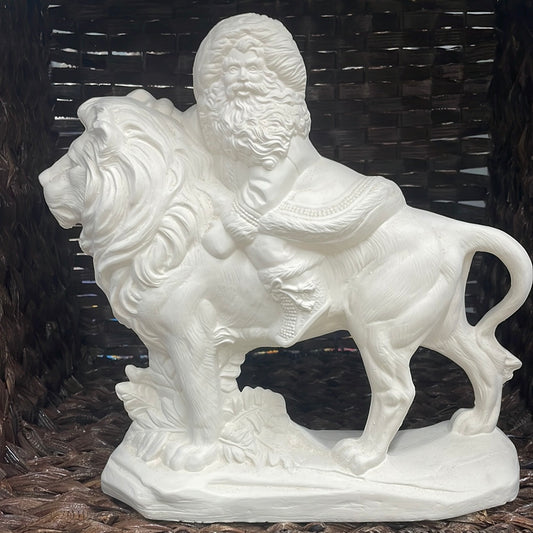Santa on a Lion