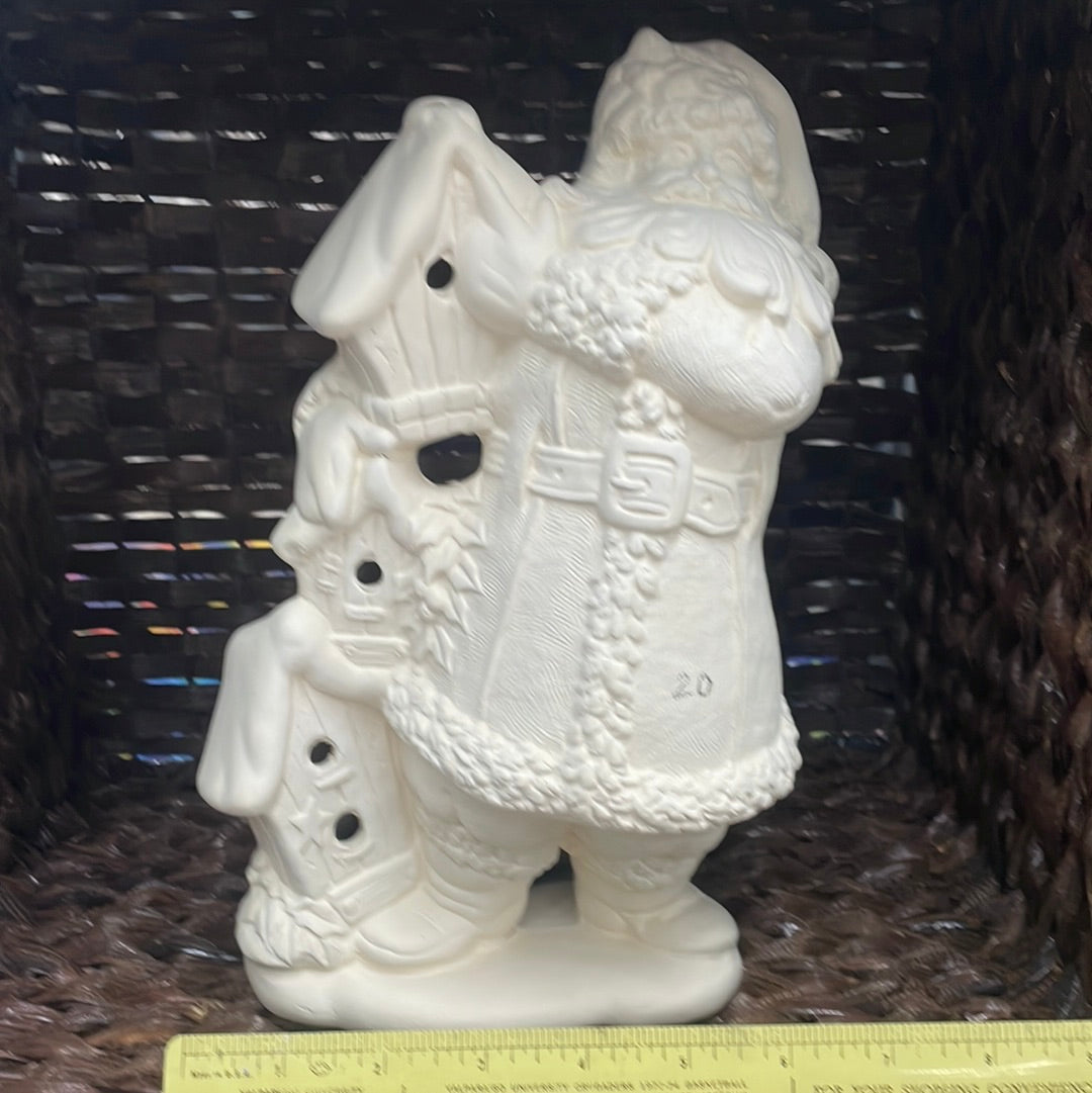 Santa with Birdhouses