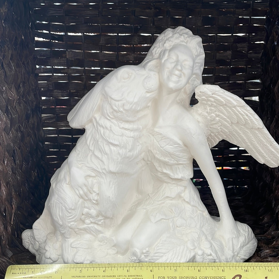 Vintage Fairy with Bunny