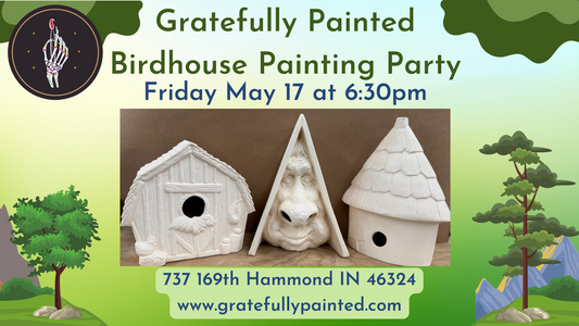 Birdhouse Painting Party