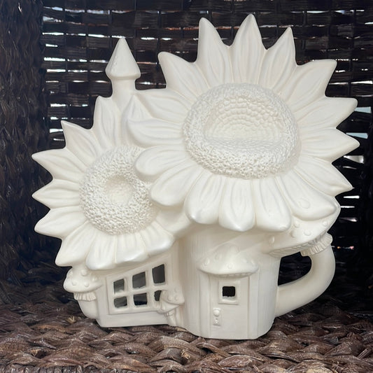 Sunflower Fairy House