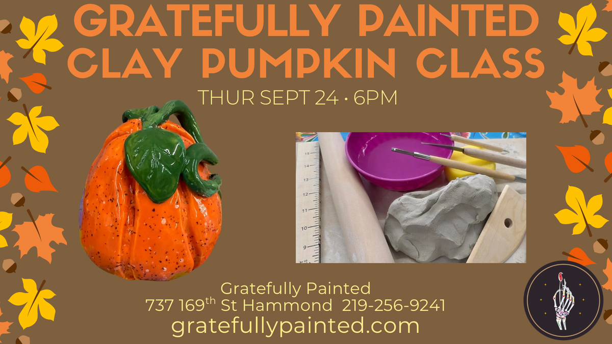 Pumpkin Clay Hand Building Class