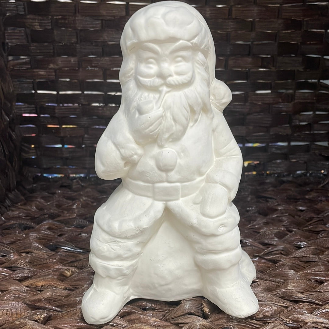 Vintage Smoking Santa