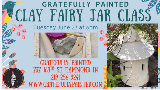 Fairy House Jar Clay Class