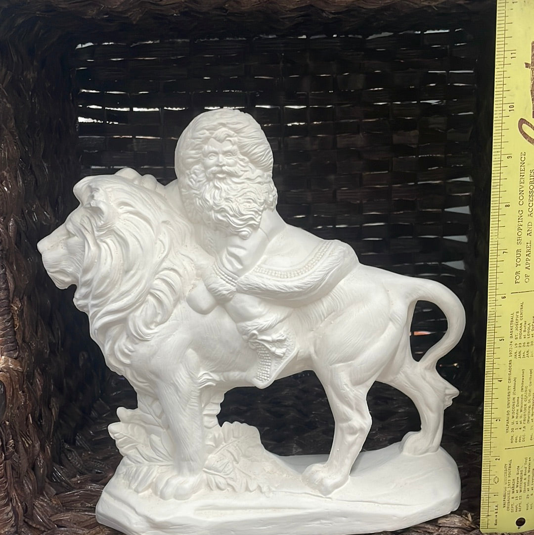 Santa on a Lion