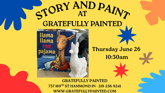 Llama Llama Red Pajama Story and Paint