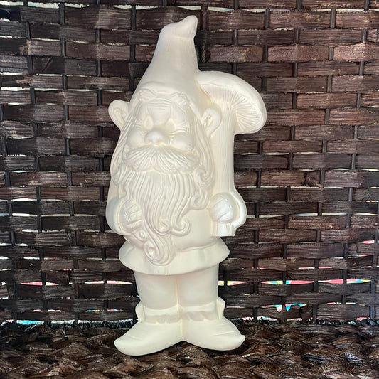 Gnome with Mushroom Umbrella