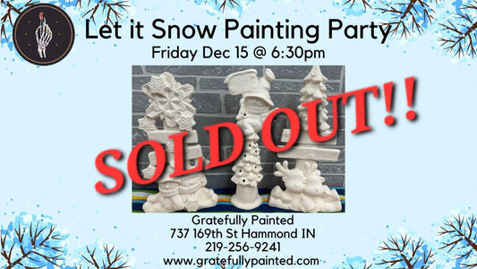 Let it Snow Painting Party