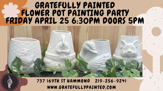 Flower Pot Painting Party