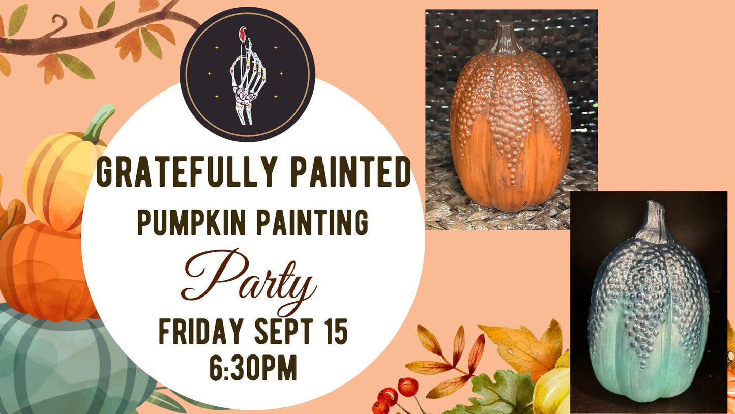 Pumpkin Painting Party