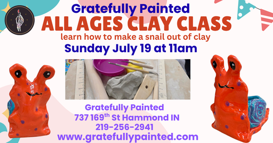 All Ages Snail Clay Class