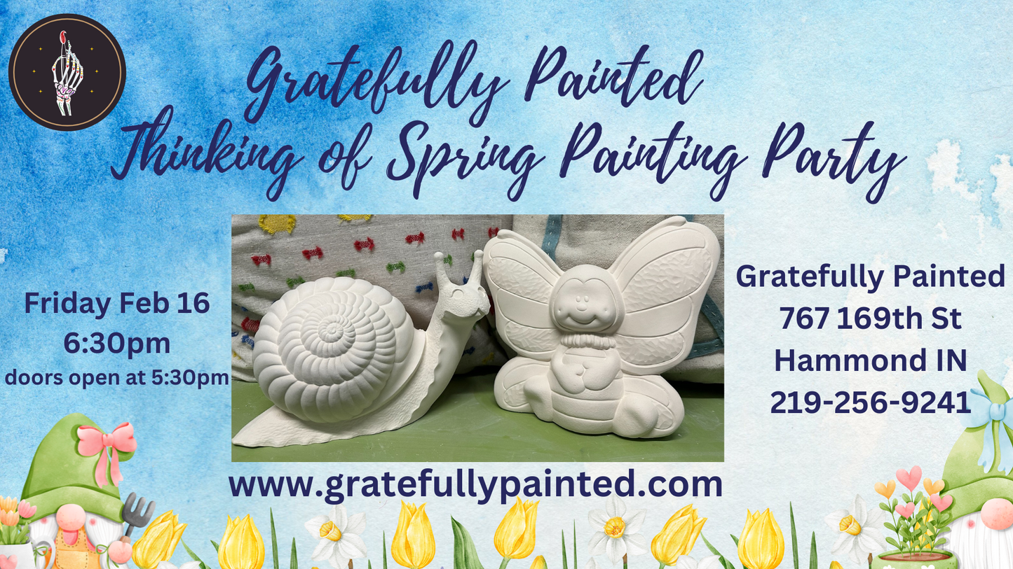 Thinking of Spring Painting Party