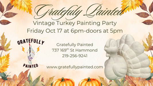Vintage Turkey Painting Party