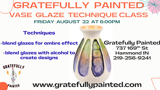 Blending Glaze Technique Class